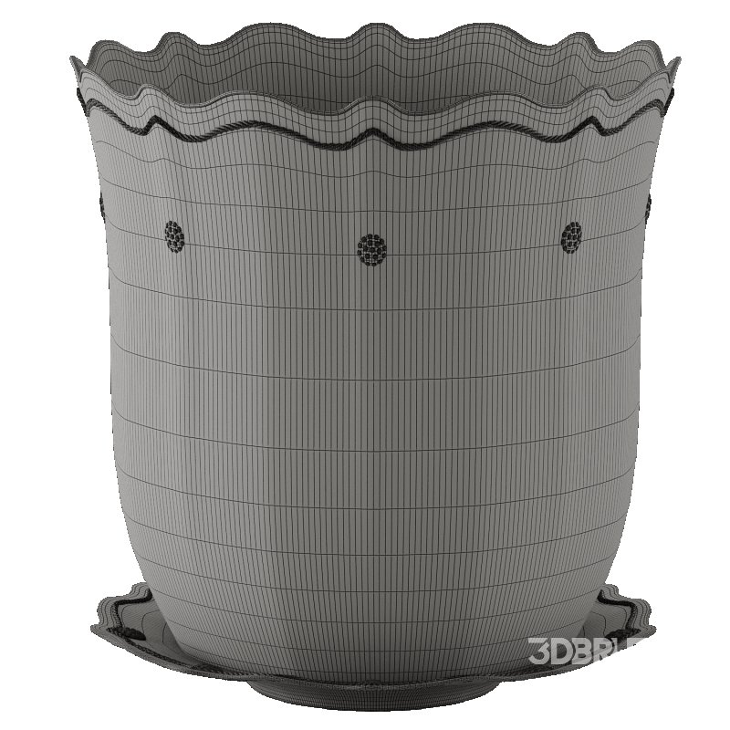 Berry Thread Planter Whitewash Image 2