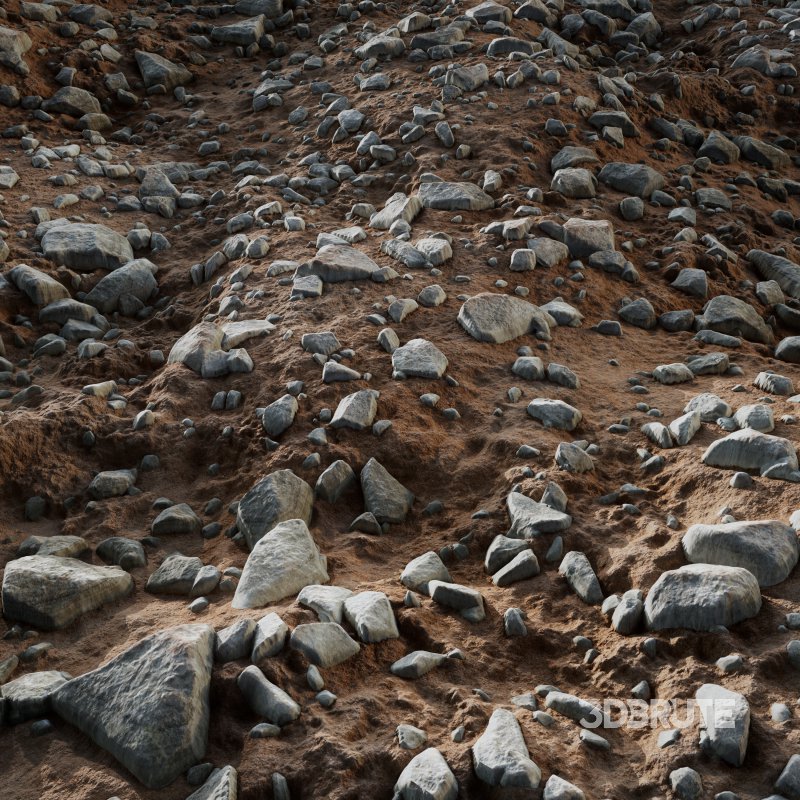 Gravel Ground (Seamless) Image 2