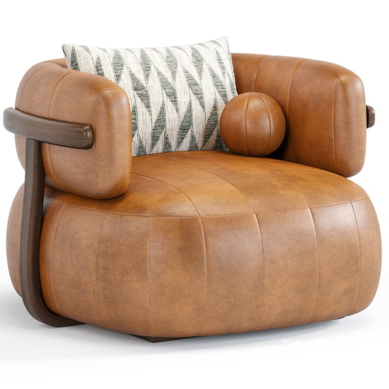 Doss Swivel Armchair By High Fashion Home Image 5