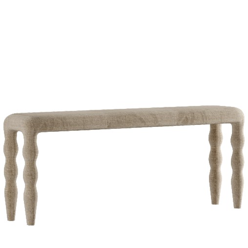 Miguel Coastal Beach Brown Wood Rope Wrapped Console Table