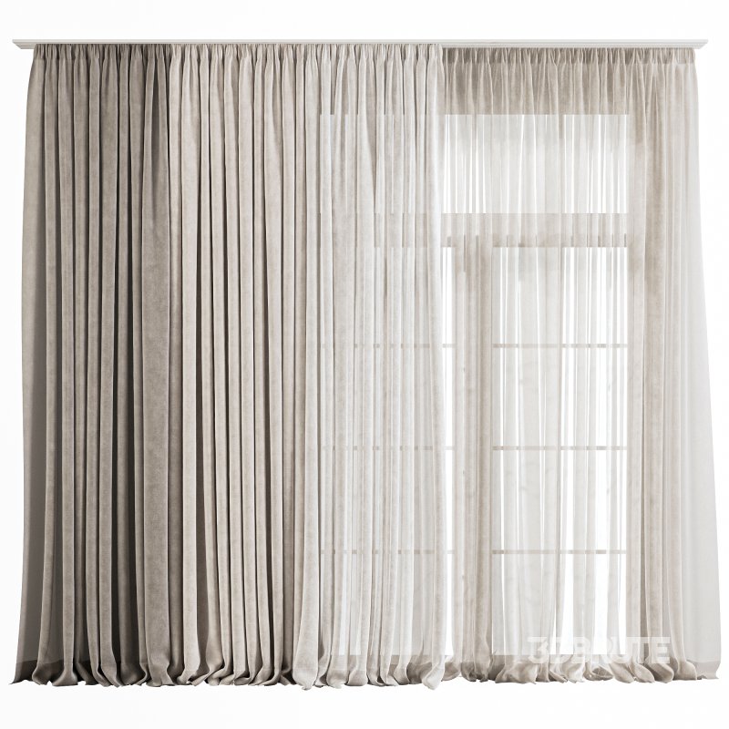 Layered Curtain Set for Large Windows 78 Image 3