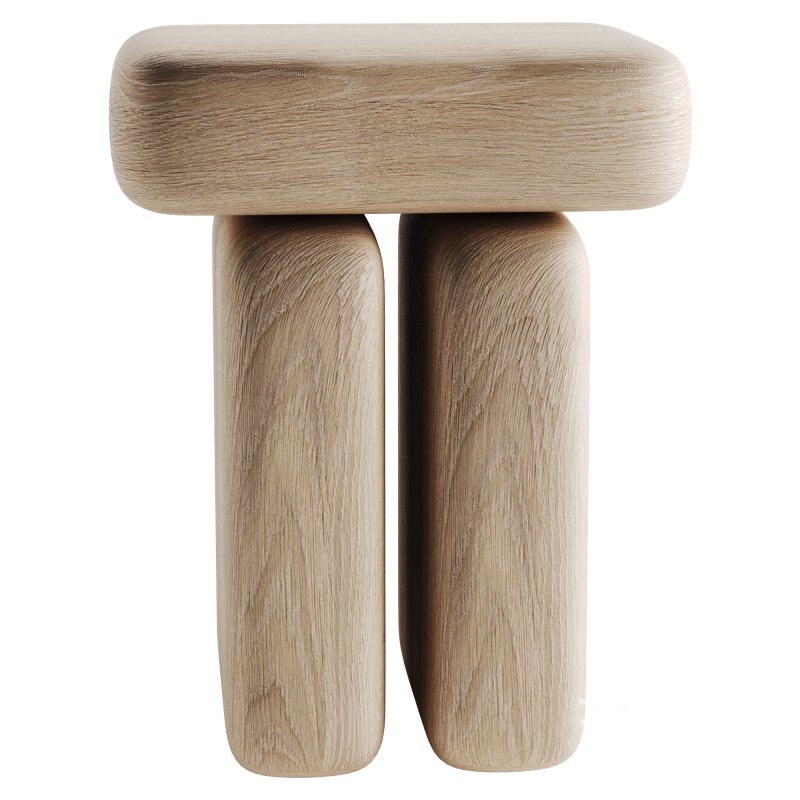 Wooden Stool Image 2