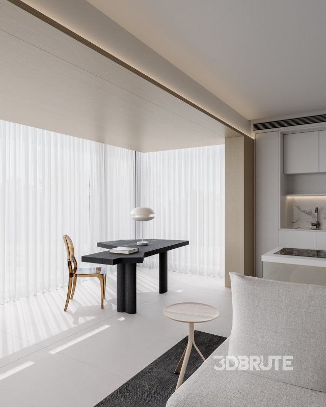 Modern living room dining room Image 7