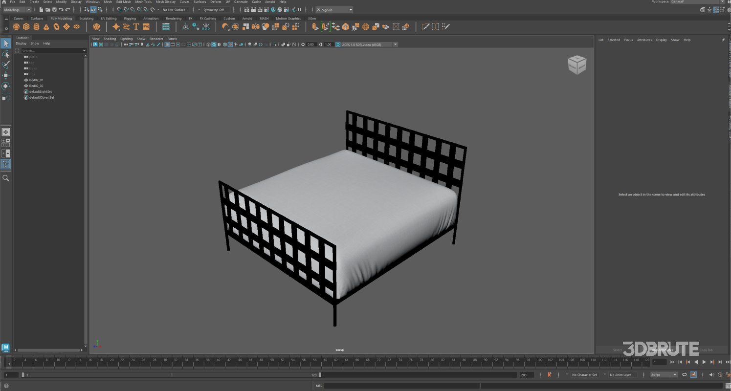 Black Metal Bed Image 16