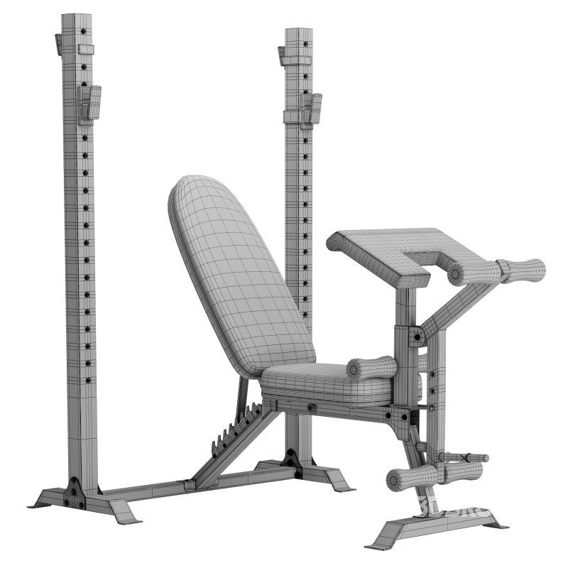 Multi-function strength trainer sit up bench Image 6