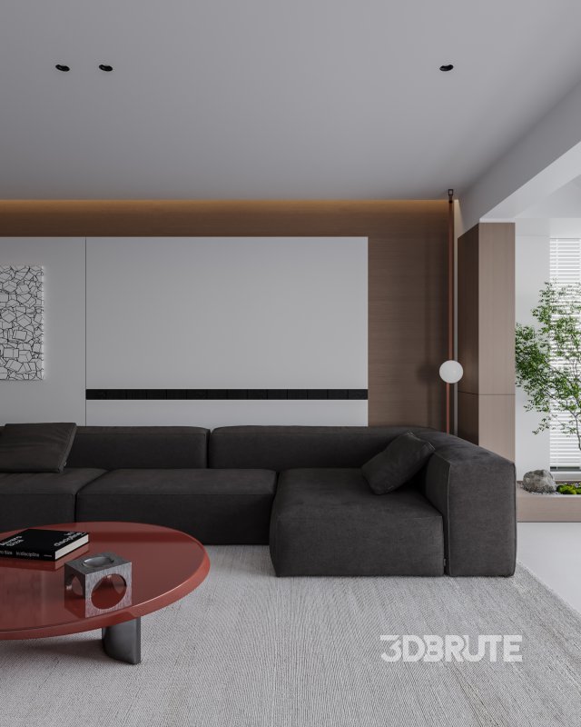 Modern living and dining room Image 6