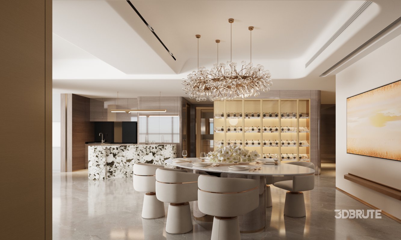 Modern dining room Image 1