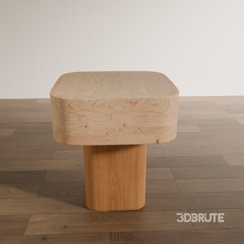 Modern Block Side Table Image 3