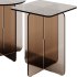 Amber-Brown Contemporary Side Table by Chairish - Thumbnail 3