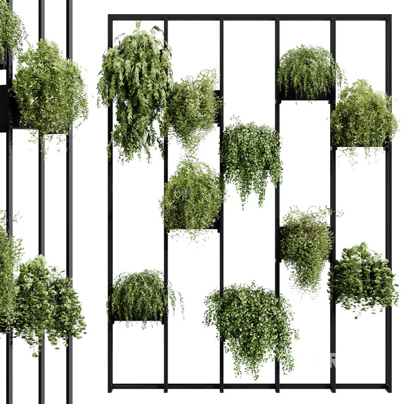 AV Vertical Garden Fitowall Plants Partition | Ultra Realistic 3D Model Image 3