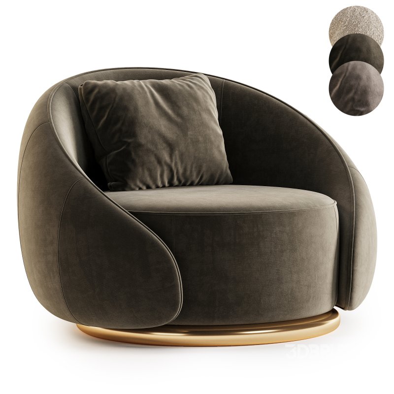 GHIDINI1961 ABBRACCI armchair 2 Image 2