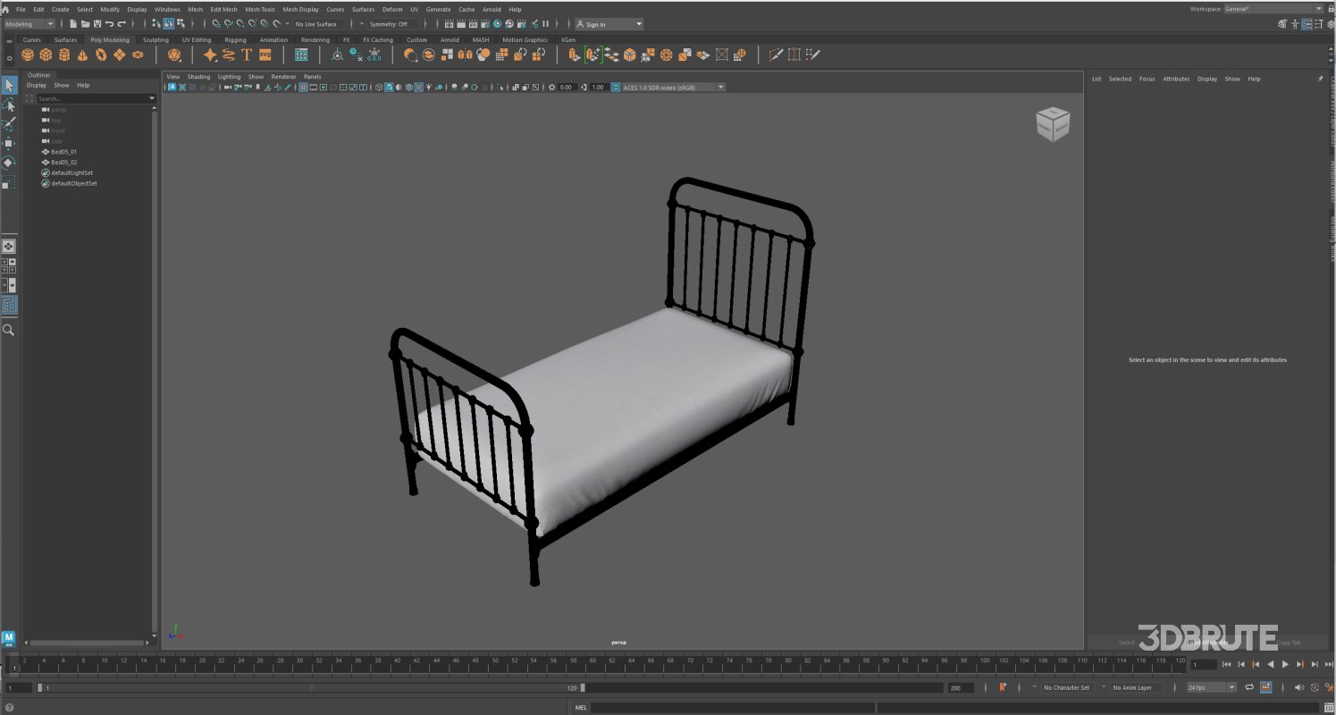 Black Metal Bed Image 15