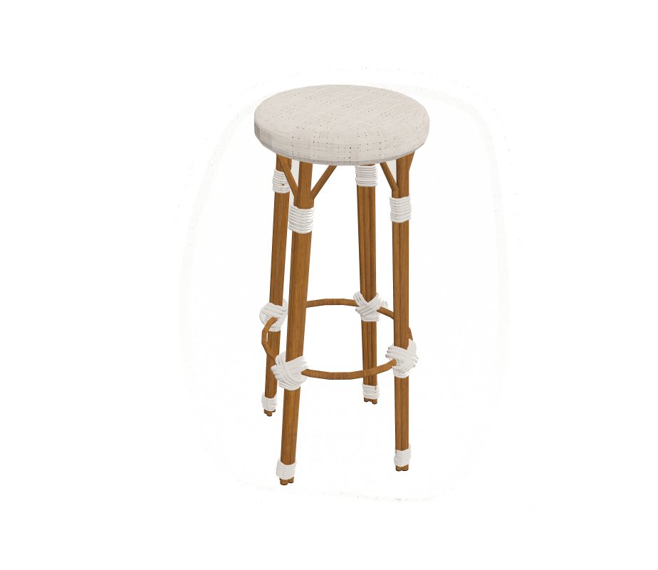 Embroidered Hand Made Stool Image 4