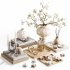 Magnolia Serenity Decor Set - Thumbnail 1