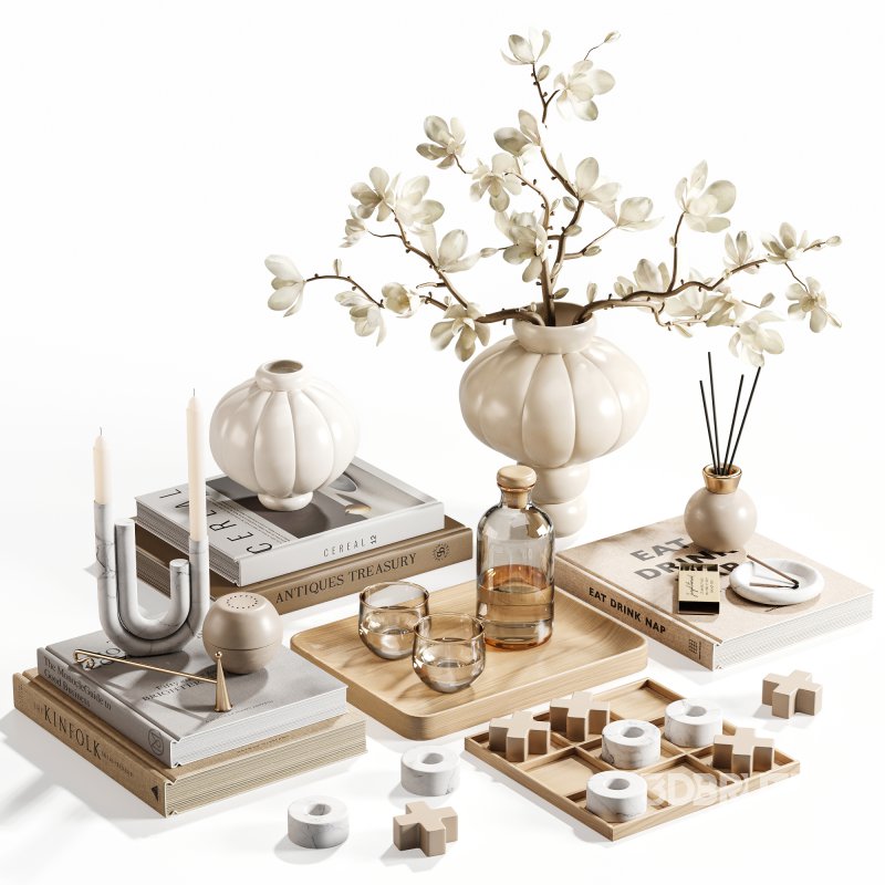 Magnolia Serenity Decor Set Image 1