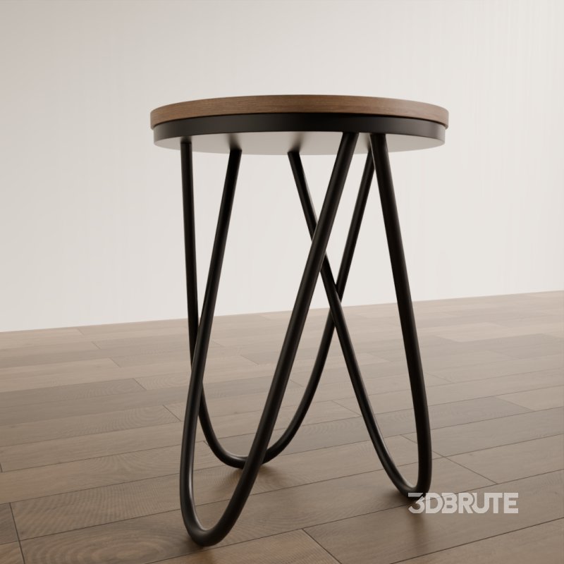 Minimalist Round Accent Table Image 3