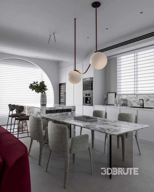 Modern living and dining room Image 4