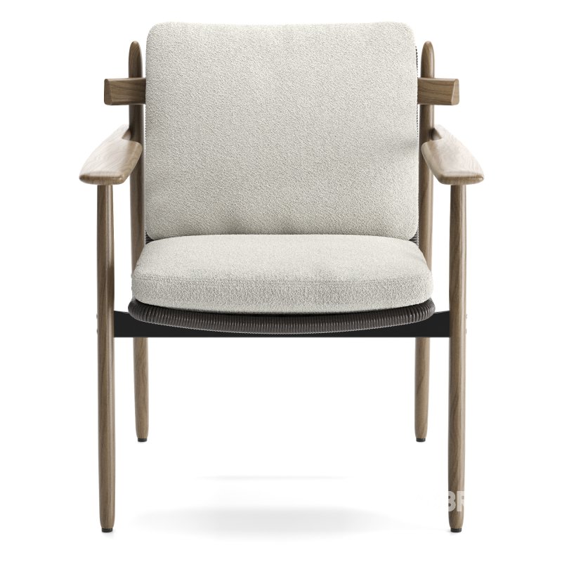 Minotti Trio Outdoor Dining Chair Image 3