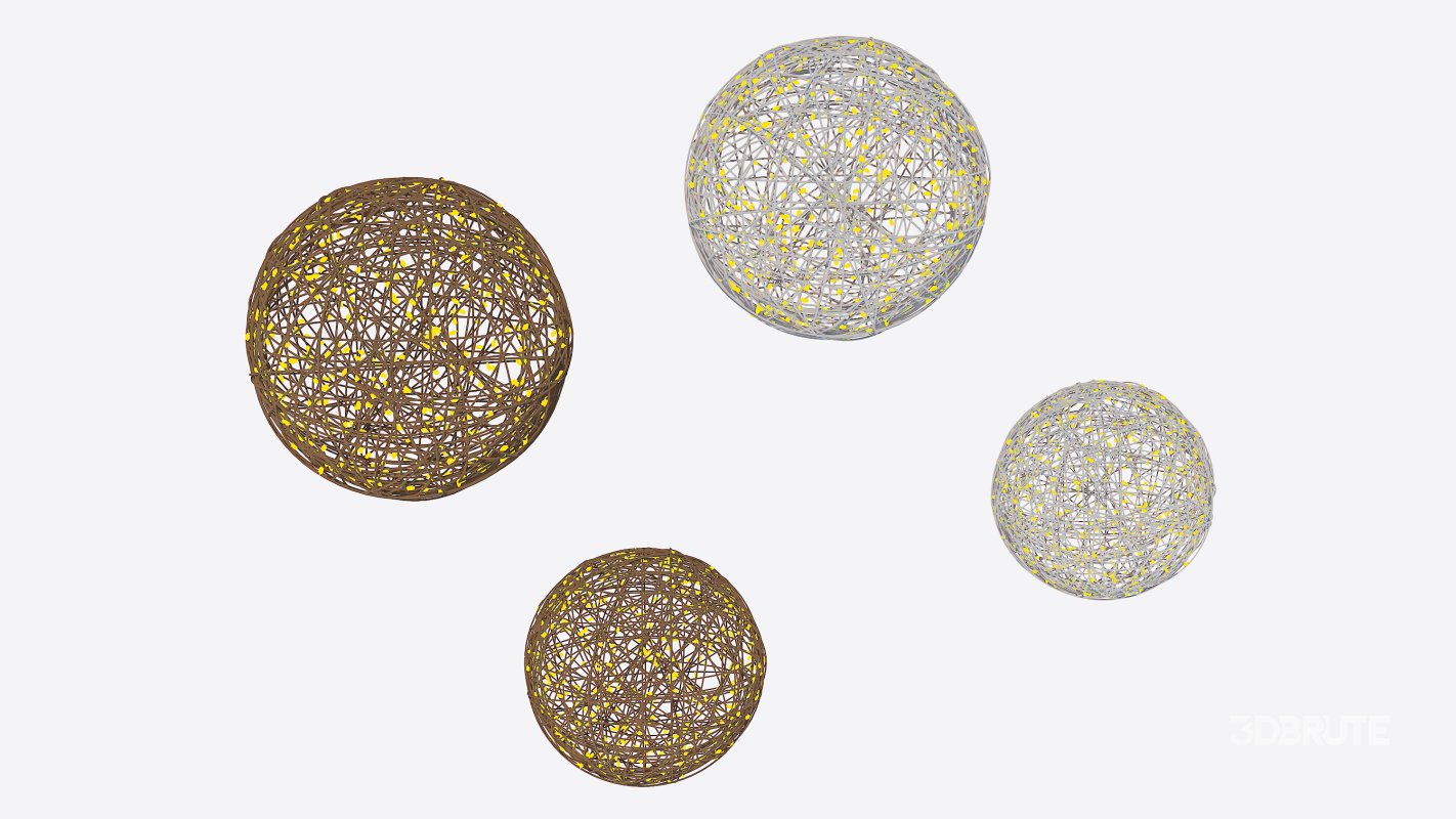 Luminous Vine Light Balls Image 3