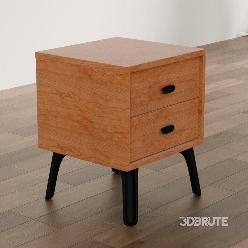 Mid-Century Modern Nightstand Image 3