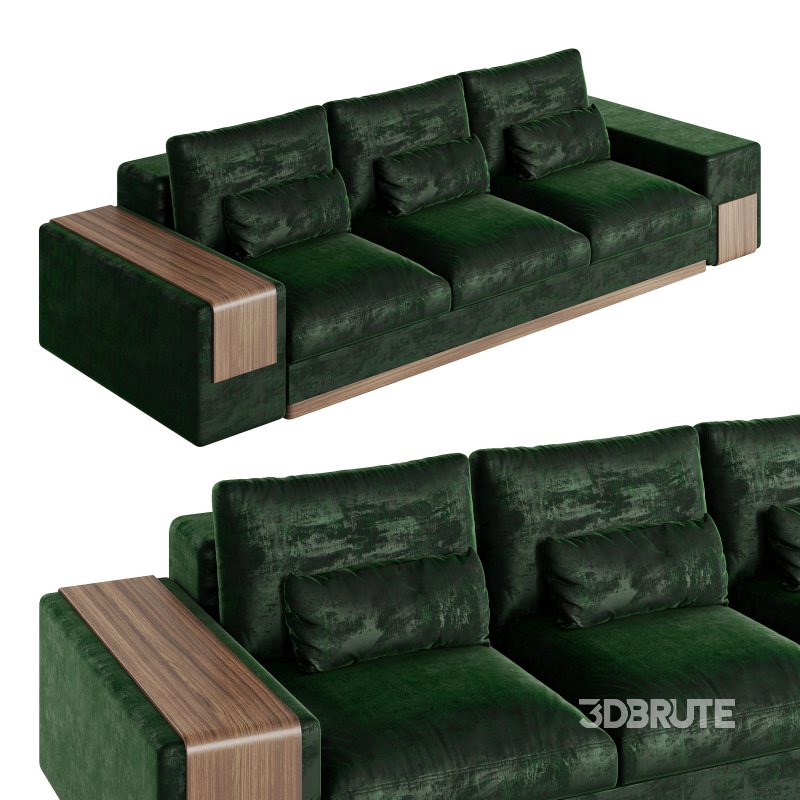 MIES 3 Seat Sofa by ALMA de LUCE Image 2