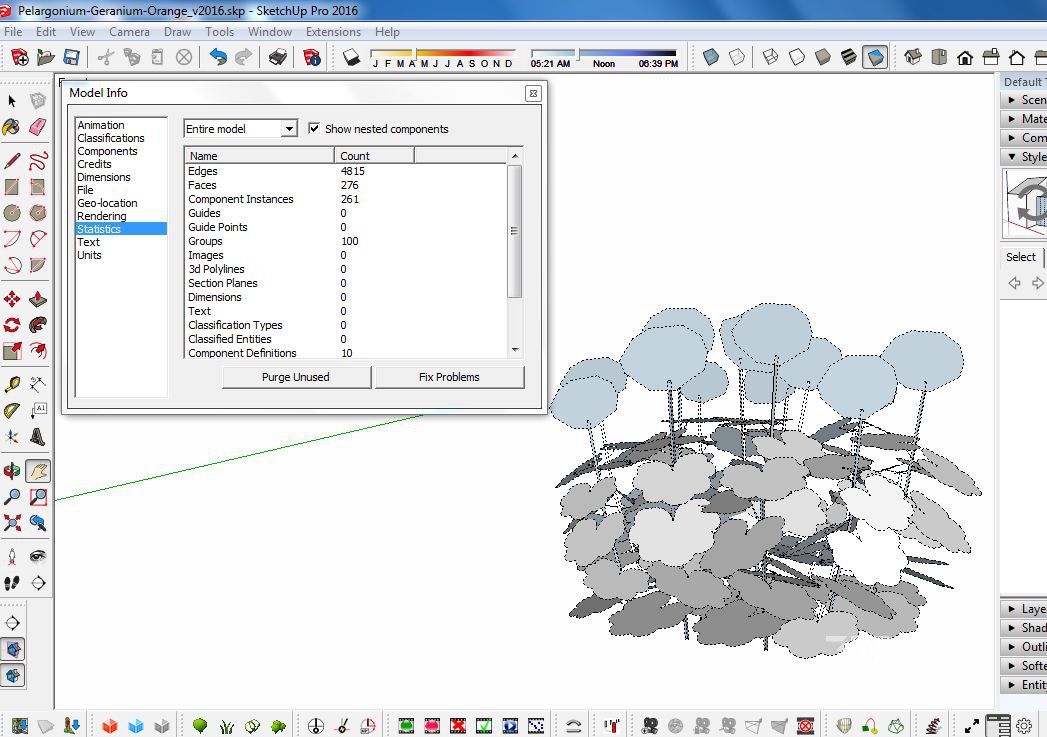 Pelargonium-Geranium-Orange Image 1
