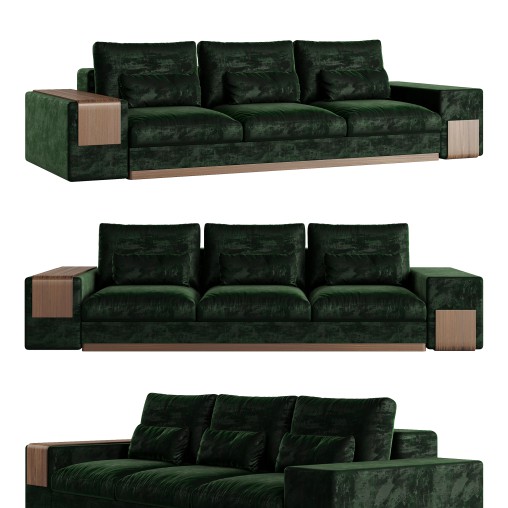 MIES 3 Seat Sofa by ALMA de LUCE