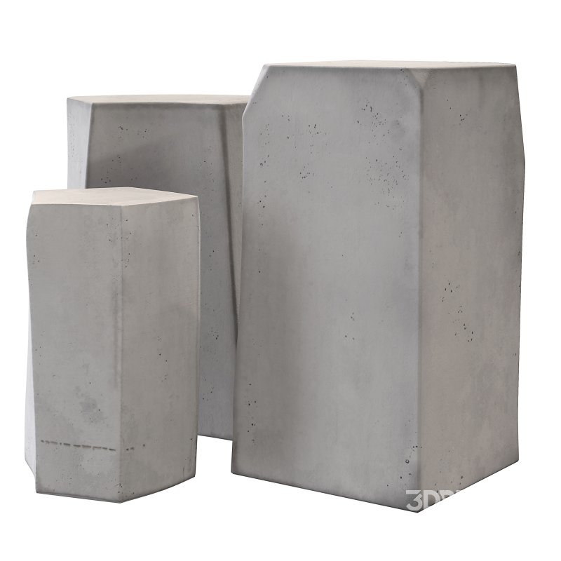 WHITE SIDE TABLE by Tanika Jellis Image 3