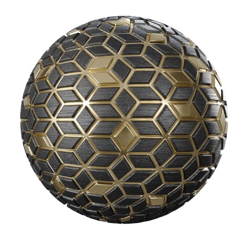 golden wall cover material