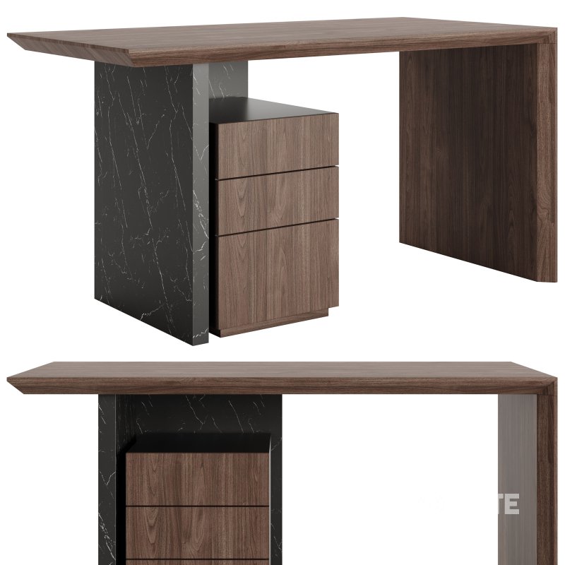 60 Modern Wooden Desk Image 1