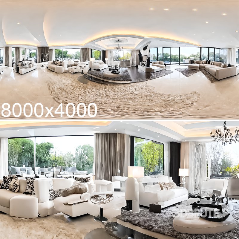 Living Room HDRI Image 1