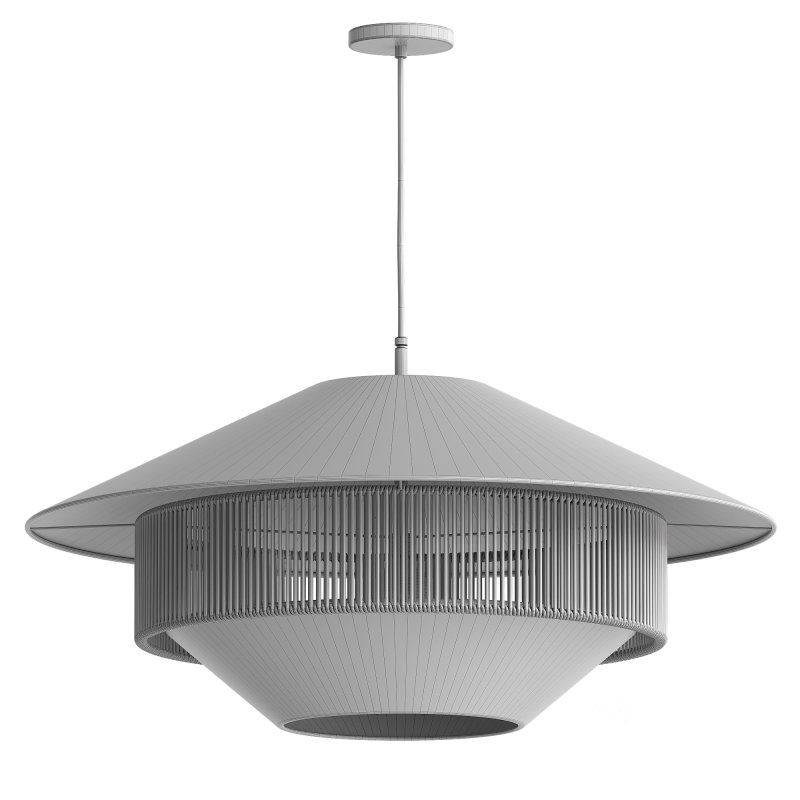 Stevie Mixed Woven Pendant Image 4