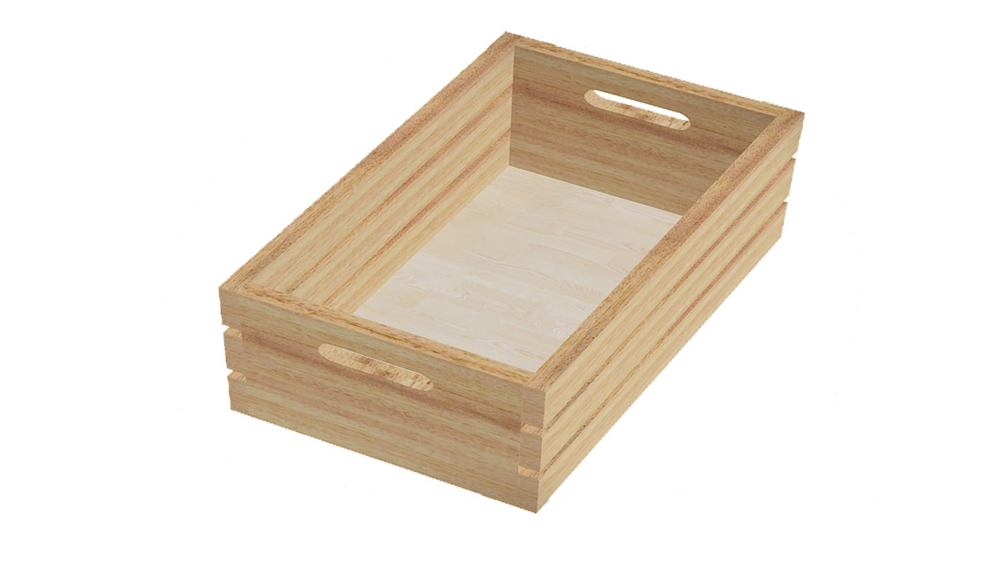 Carrying Crate Small Wooden Image 5