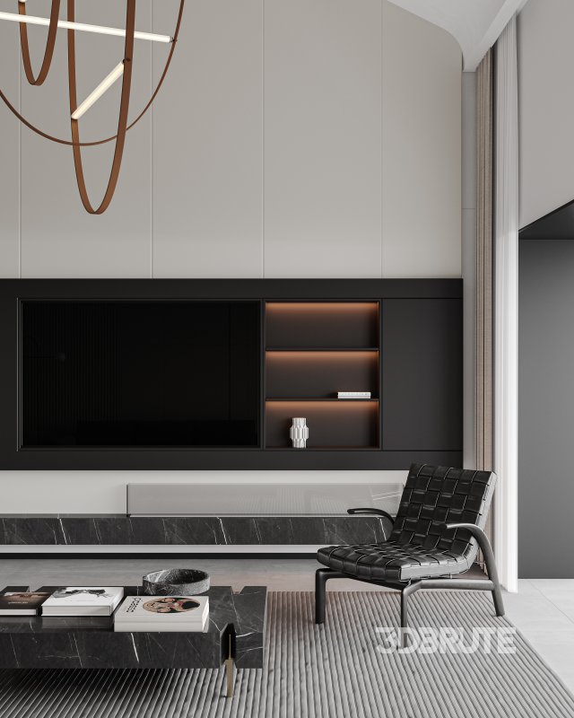 Modern living and dining room Image 7