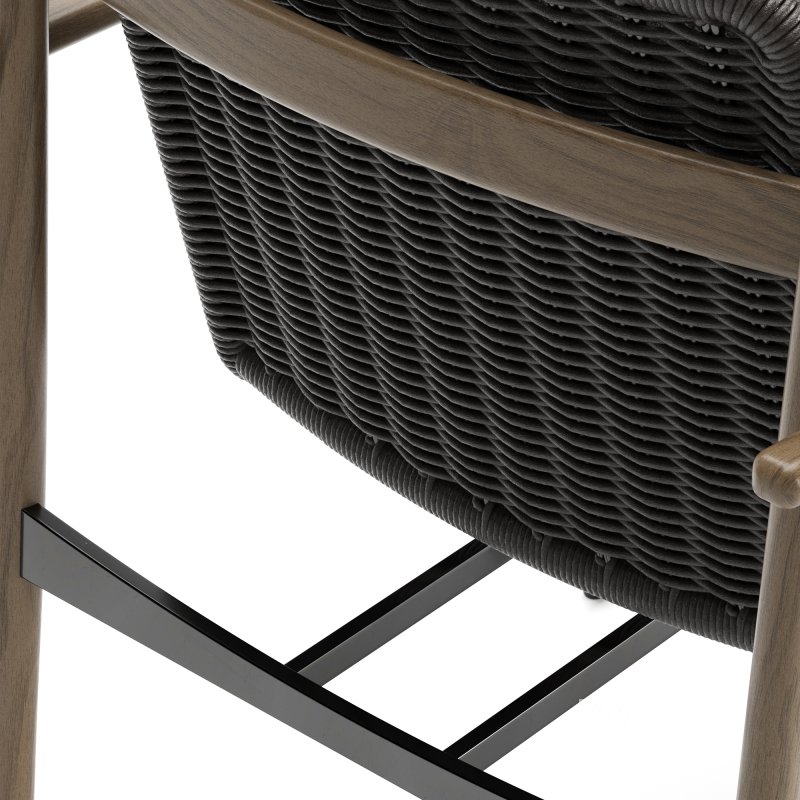Minotti Trio Outdoor Dining Chair Image 5