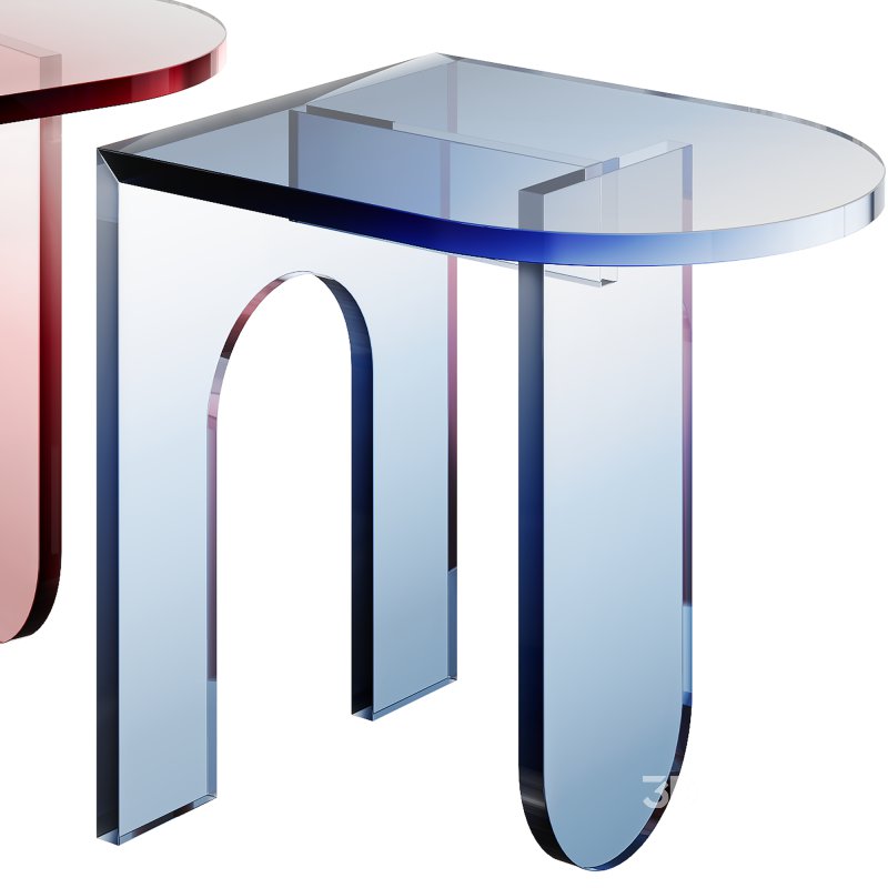 Arch Inspired Acrylic Side Table by Arch Under the Table Image 2