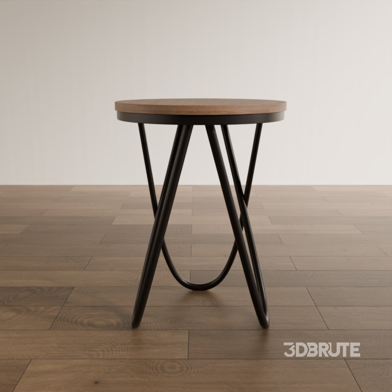Minimalist Round Accent Table Image 2