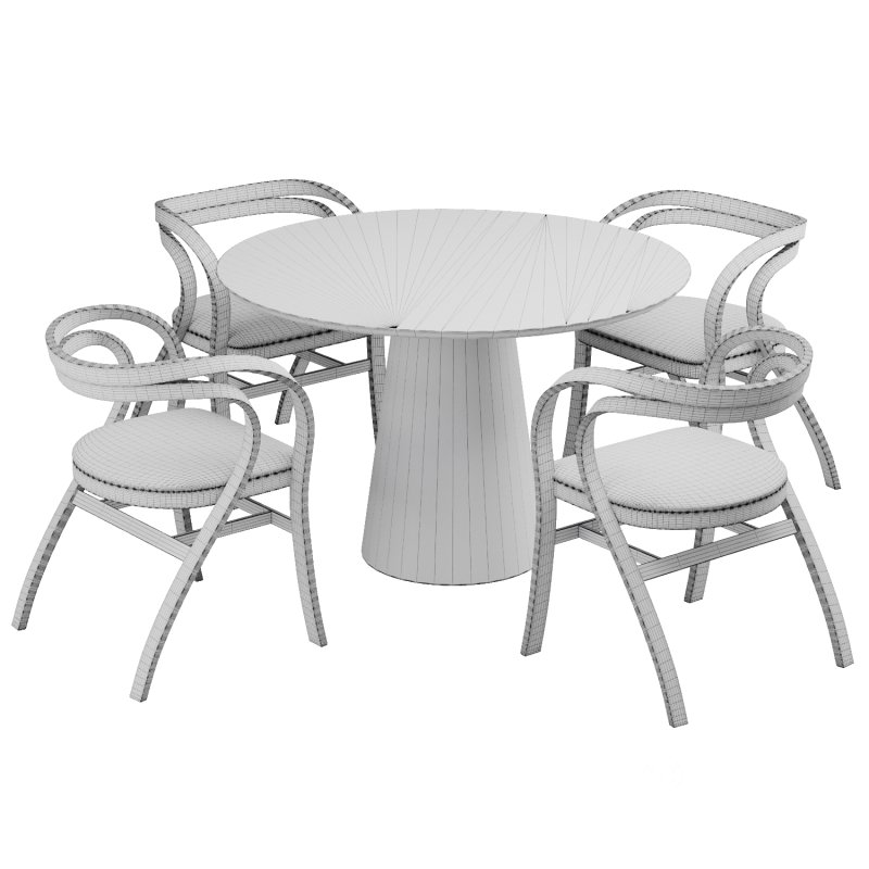 Dinning chair and table279 Image 7