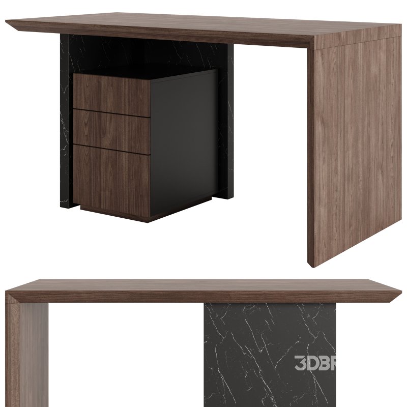 60 Modern Wooden Desk Image 2