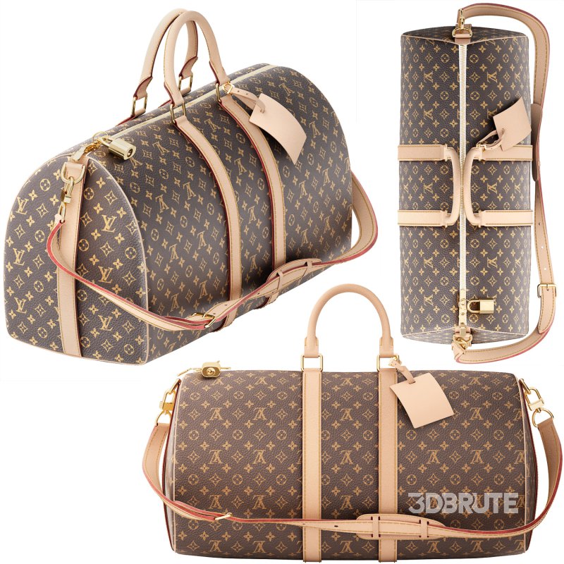 louis vuitton monogram keepall bandouliere travel bag Image 4