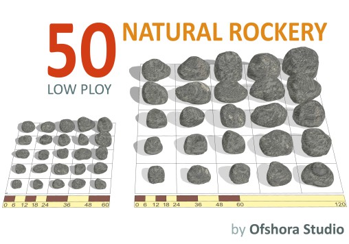 Rockery Natural Gray 6-24inch