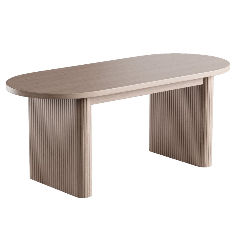 Extendable Natural Dining Table Lisette Image 2
