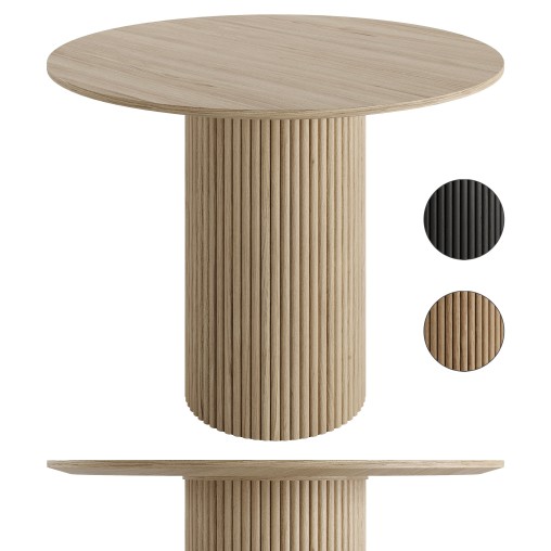 Farmhouse 39 Round Wood Dining Table