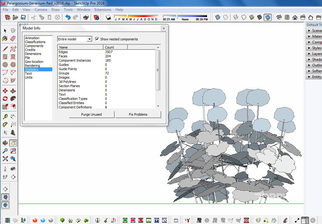 Pelargonium-Geranium-Red Image 1