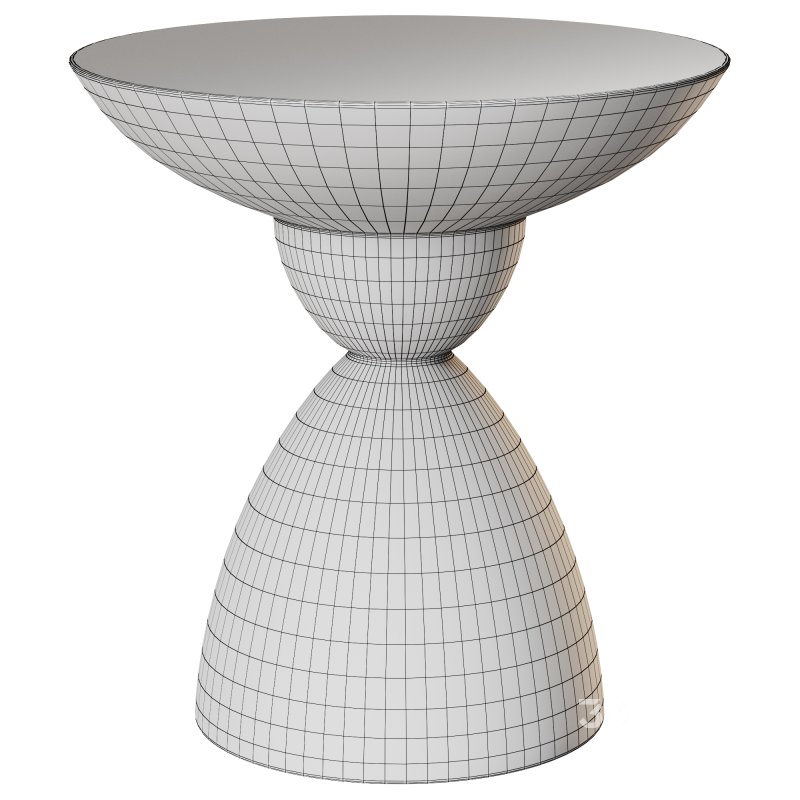 Marasai Plaster Side Table by Elizabeth Parker of Blanche Jelly Image 1