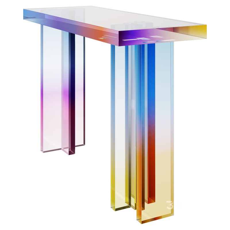 Crystal Series Console Table 01 by SAEROM YOON Image 4