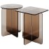 Amber-Brown Contemporary Side Table by Chairish - Thumbnail 4