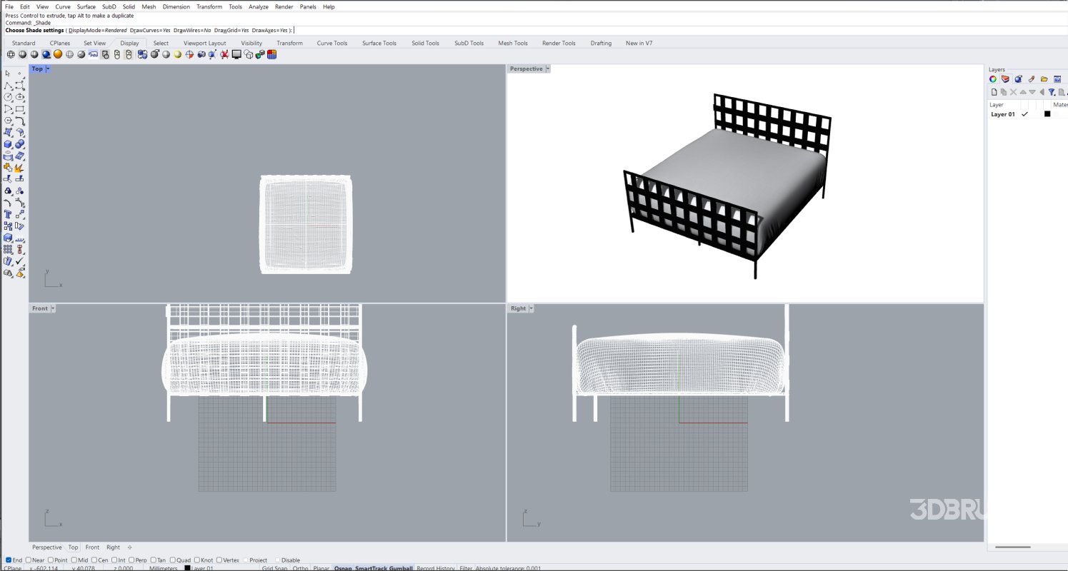 Black Metal Bed Image 19