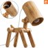 Dog Shaped Bamboo LED Desk Lamp - Thumbnail 1