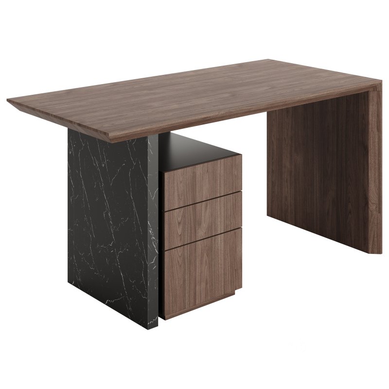 60 Modern Wooden Desk Image 3